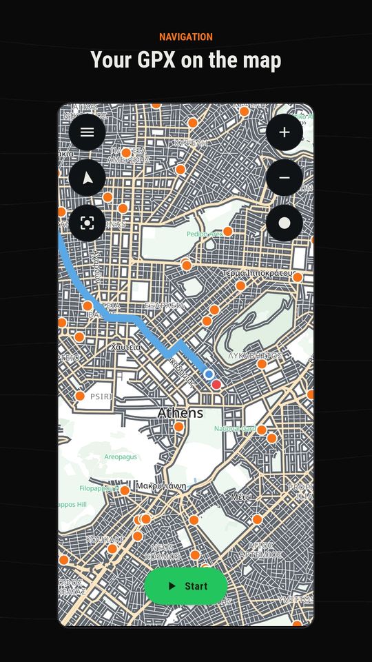 Your GPX on the map